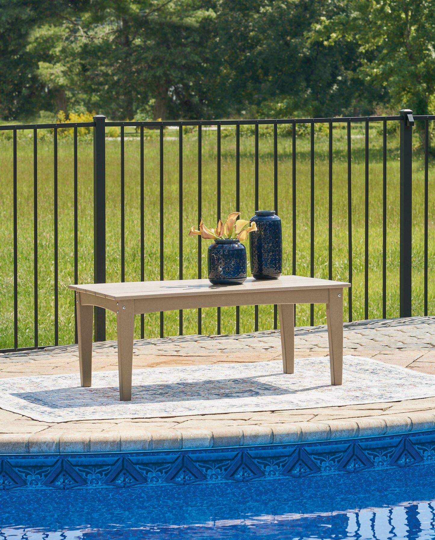 Hyland Wave Rectangular Cocktail Table