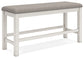 Robbinsdale Counter Height Dining Table and 2 Barstools and Bench