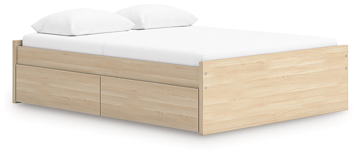 Onita Queen Platform Bed with 1 Side Storage