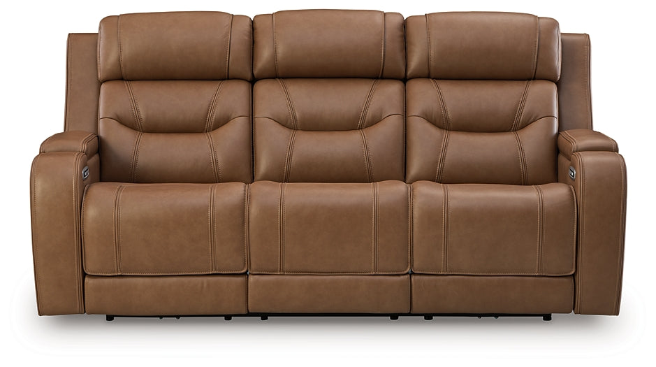 Knightington PWR REC Sofa w/Audio Seating