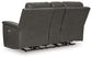 Bleckley PWR REC Loveseat/CON/ADJ HDRST