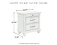Kanwyn King Panel Bed with Storage with Mirrored Dresser, Chest and Nightstand