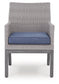 Half Moon Beach Arm Chair With Cushion (2/CN)