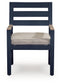 East Beach Arm Chair With Cushion (2/CN)