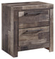 Derekson Twin Panel Bed with Mirrored Dresser, Chest and Nightstand